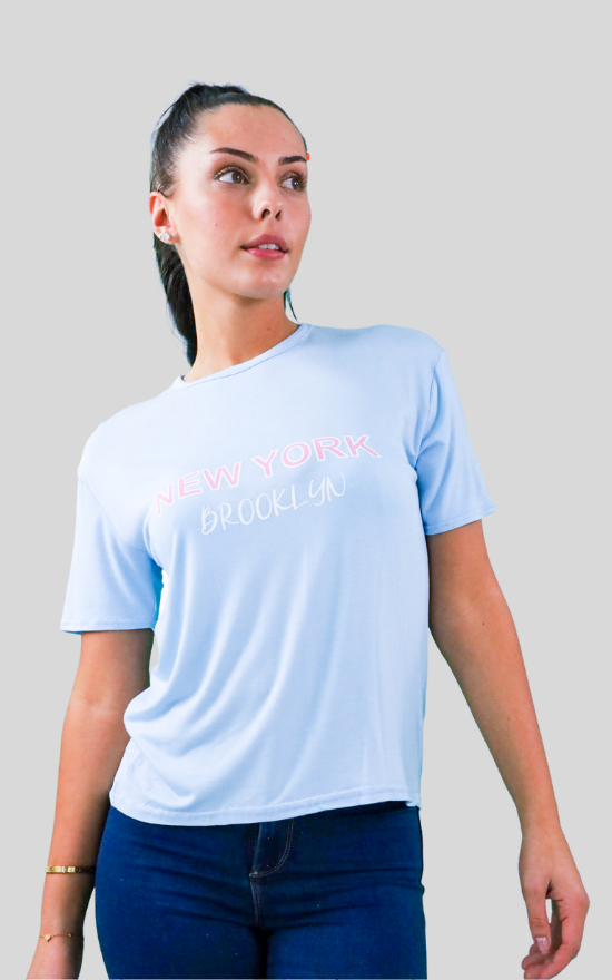 Baby blue oversized t-shirt